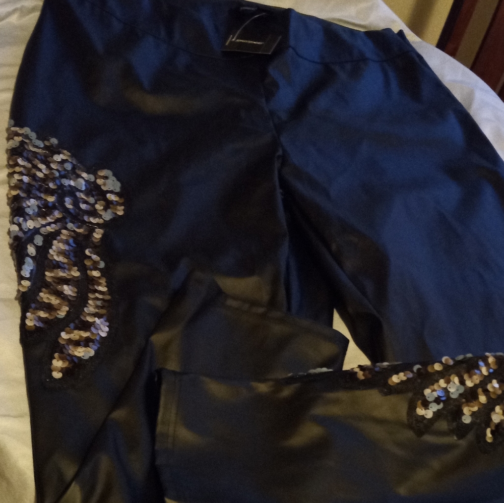 Ashley Stewart new with tag faux leather legging size 26/28